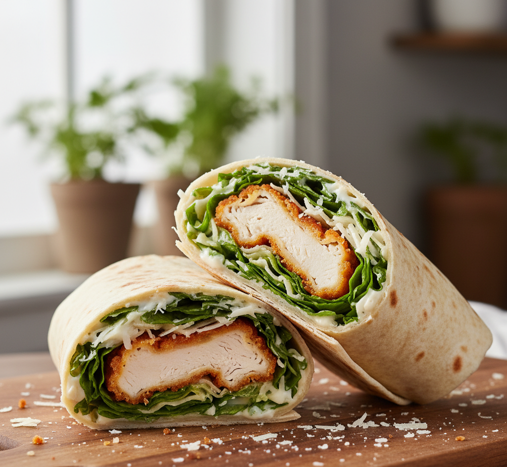 There’s something undeniably satisfying about a wrap that delivers both crunch and creaminess in every bite—and this crispy chicken Caesar wrap does exactly that. It takes the classic Caesar salad you already love and transforms it into a hearty, handheld meal that’s perfect for busy days, quick lunches, or casual dinners.