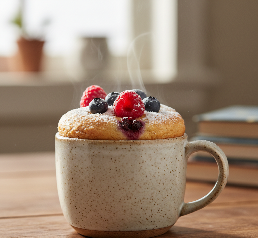 Craving something sweet but don’t want to bake an entire cake? This vanilla mug cake recipe is the perfect solution. Made in just minutes using simple pantry ingredients, this single-serve dessert is soft, fluffy, and incredibly satisfying.