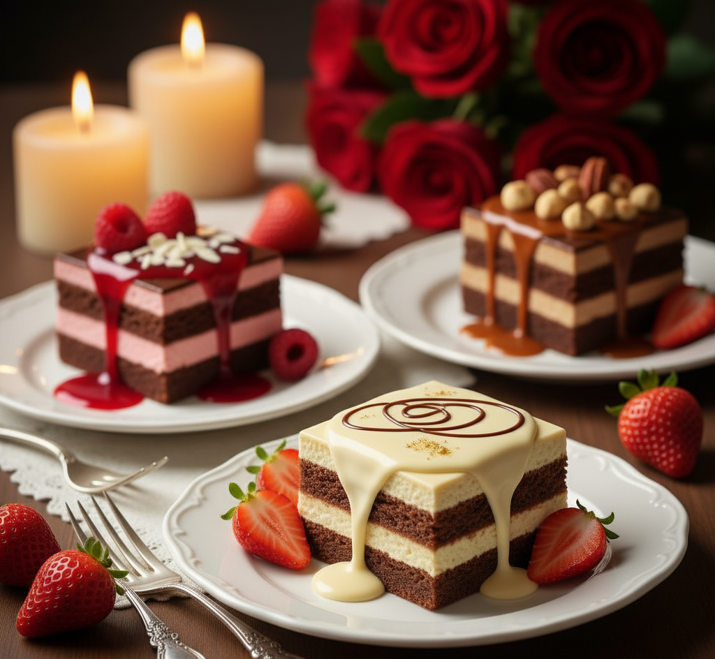If you’re looking for the ultimate show-stopping dessert for Valentine’s Day, these layered chocolate mousse brownies for Valentine’s dessert ideas are exactly what you need. Imagine a rich, fudgy brownie base topped with a cloud-like layer of silky chocolate mousse—all finished with a glossy chocolate topping or fresh berries.