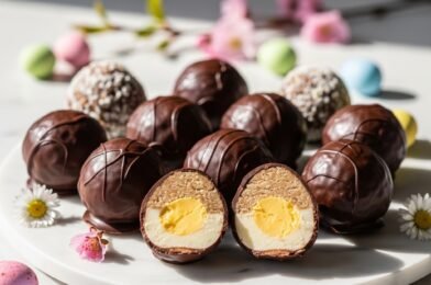 🍫 Cadbury Egg Protein Balls That Taste Just Like the Real Treat!