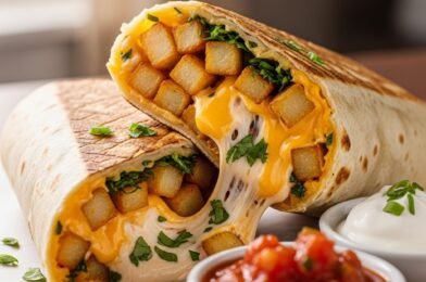 Cheesy Potato Burritos: Crispy, Comforting, and Packed With Flavor