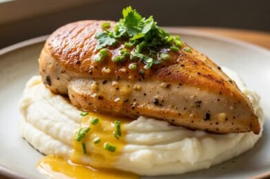 Savory Garlic Herb Chicken & Velvety Mashed Potatoes: The Ultimate Comfort Dish
