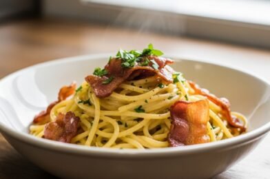 Creamy Bacon Carbonara Pasta – Rich, Silky & Irresistibly Delicious
