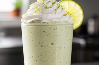 Coconut Key Lime Pie Smoothie (Creamy, Zesty & Tropical Dessert Drink)