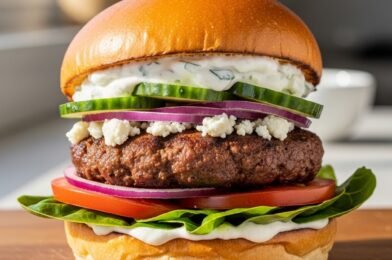Juicy Greek Style Lamb Burgers: A Flavor-Packed Mediterranean Twist on Burger Night