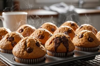Decadent Banana Chocolate Chip Muffins: A Sweet Morning Treat!