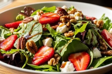 Delicious Spring Mix Salad with Sweet Balsamic Honey Dressing Recipe: Fresh, Light & Flavor-Packed
