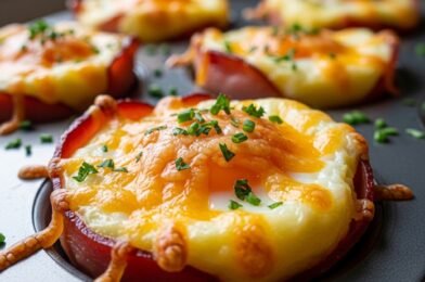 Easy Ham, Cheese & Egg Cups (Low Carb Breakfast Recipe)