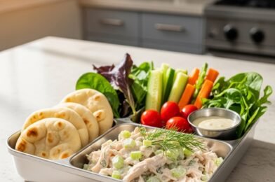 Fresh & Balanced Lunch Box – Mini Naan & Chicken Salad