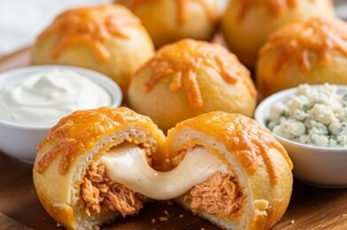 Cheesy Buffalo Ranch Chicken Bombs: The Ultimate Gooey Party Snack