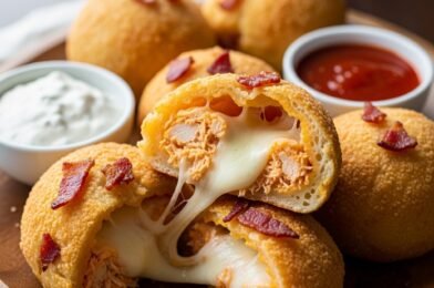 🔥 Tasty Buffalo Chicken Bacon Mozzarella Bombs You Need to Try!
