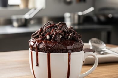🍪 Oreo Mug Cake – The Ultimate 5-Minute Dessert You’ll Crave Again and Again