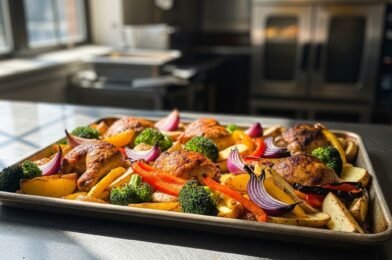 🍗 Sheet Pan Chicken – Easy, Flavorful Dinner with Minimal Cleanup