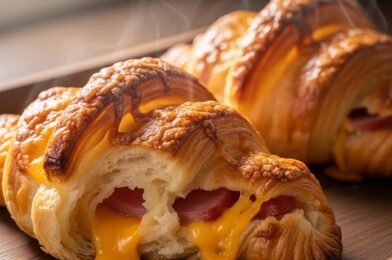 Baked Ham and Cheese Croissants (Affordable Easter Brunch Idea!)