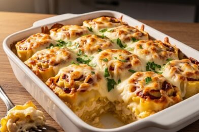 15 Minute Chicken Alfredo Lasagna Rolls | Delicious Chicken Dinner Recipes