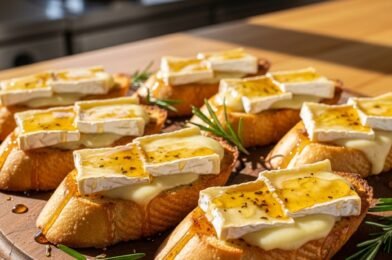 Air Fryer Honey Butter & Brie Garlic Bread – A Luxurious Bite You’ll Crave