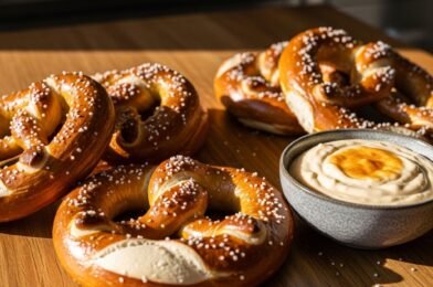 Cheesy Pretzels and Cheese Dip