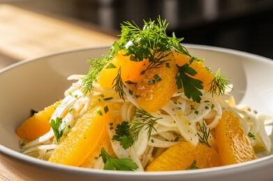 Tangy Orange and Fennel Salad with Zesty Orange Dressing – Bright, Fresh & Flavorful