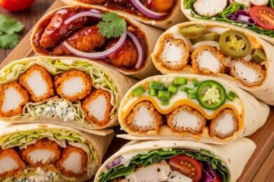 Chicken Tenders Wrap 😍 | Crispy, Flavor-Packed & Easy Meal Idea