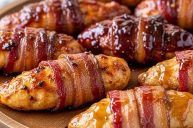 Easy Homemade Bacon Brown Sugar Chicken Tenders – Sweet, Smoky & Crispy Perfection