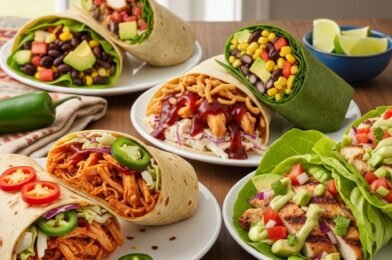 Southwest Chicken Wraps for a Quick & Delicious Lunch: Healthy, Easy & Flavor-Packed Recipe