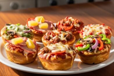 Air Fryer Pizza Muffin 🍕✨ – Crispy, Cheesy & Irresistibly Easy