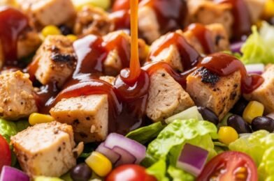 Healthy BBQ Chicken Chopped Salad Recipe 🥗🍗