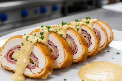 Crispy and Creamy Chicken Cordon Bleu with Dijon Sauce – My Homemade Recipe