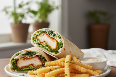 Crispy Chicken Caesar Wrap: The Ultimate Easy Lunch & Dinner Recipe