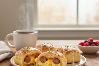Quick & Delicious Sausage Egg Breakfast Rolls – The Perfect Brunch Bite!