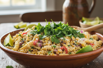 Mexican Street Corn Pasta Salad Is a Must-Try Dish! (Creamy, Zesty & Crowd-Pleasing)