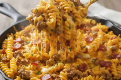 Loaded Bacon Cheeseburger Pasta You’ll Crave Again and Again