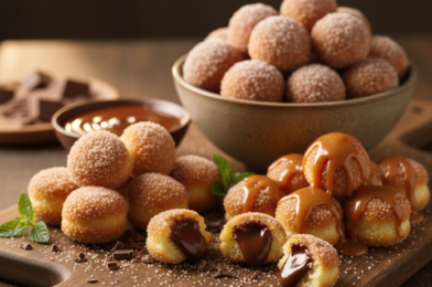 Fluffy Air Fryer Churro Bites Recipe (Crispy, Sweet & Easy Dessert!)