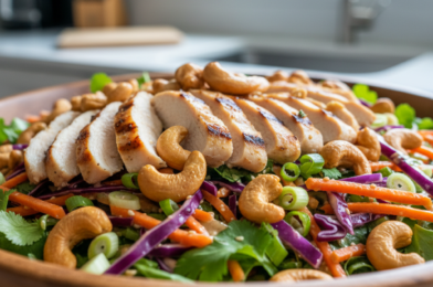 Chicken Cashew Crunch Salad: A Fresh and Nutty Delight