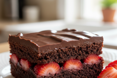Chocolate Covered Strawberry Brownies – Rich, Fudgy & Irresistibly Decadent