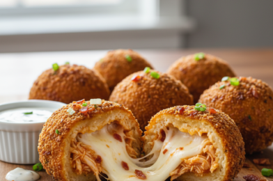 Tasty Buffalo Chicken Bacon Mozzarella Bombs – The Ultimate Cheesy Party Snack
