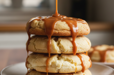Caramel Cheesecake Cookies – Soft, Creamy & Irresistible! 🍪🧀✨