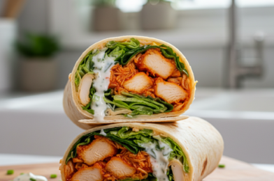 Quick Buffalo Chicken Wraps for Lunch – Spicy, Creamy & Ready in Minutes