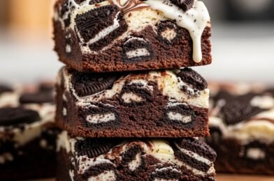 Tasty Cookies & Cream Brownies Delight – Fudgy, Creamy & Irresistible