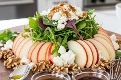 Tasty Honeycrisp Apple Feta Salad with Nuts – A Crisp, Sweet & Savory Favorite